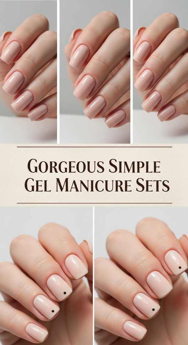 Gorgeous Simple Gel Manicure Sets 69e651823e4e8