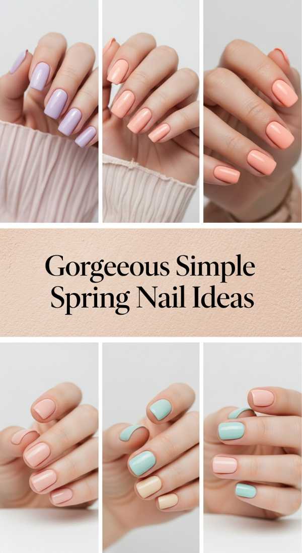 Gorgeous Simple Spring Nail Ideas 69f2495cdea48