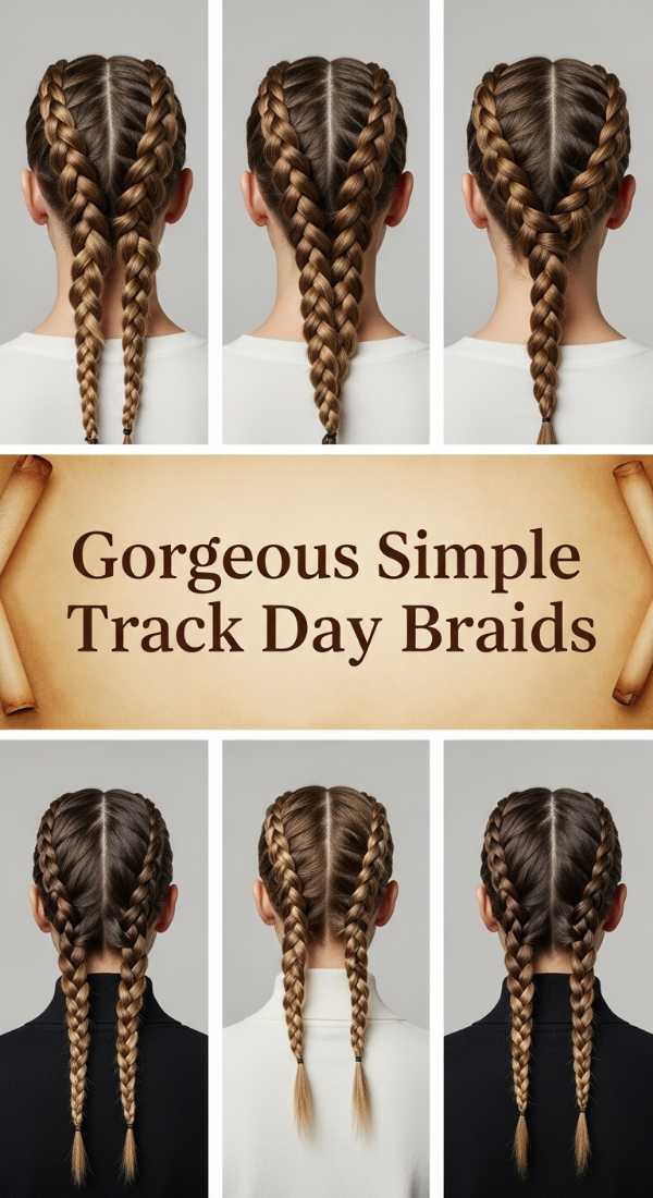 Gorgeous Simple Track Day Braids 69e5e104a997c