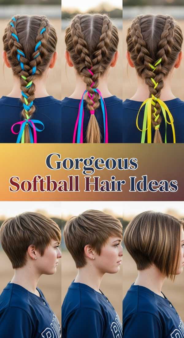 Gorgeous Softball Hair Ideas