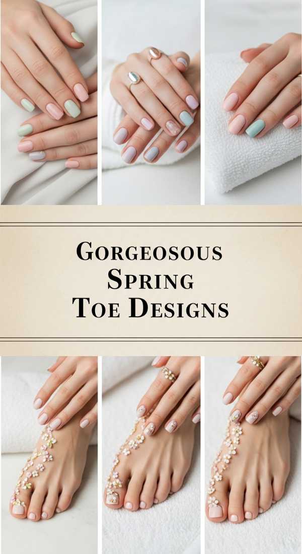 Gorgeous Spring Toe Designs