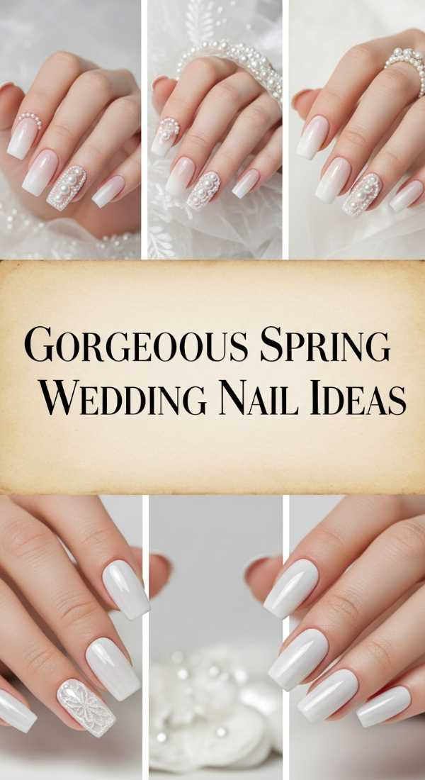 Gorgeous Spring Wedding Nail Ideas 69ef3c6363ab0
