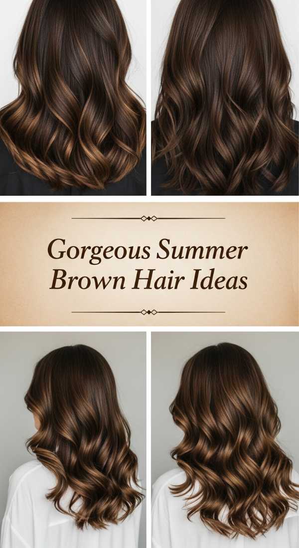 Gorgeous Summer Brown Hair Ideas 69ef4a39f0c1c