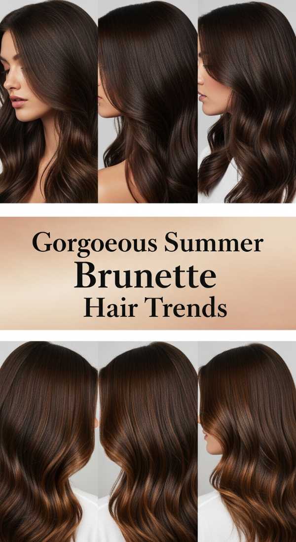 Gorgeous Summer Brunette Hair Trends 69f262d83a236