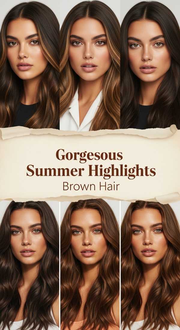Gorgeous Summer Highlights Brown Hair 69ecef8b95cd3