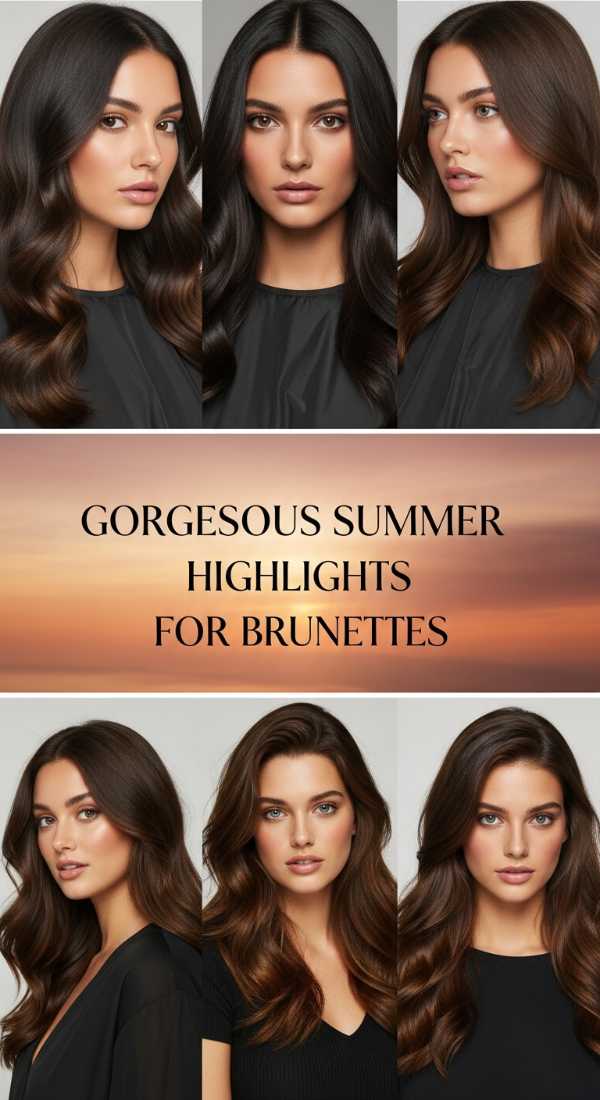 Gorgeous Summer Highlights For Brunettes 69ecef8e554ca