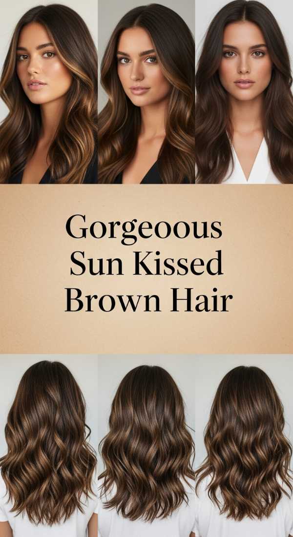 Gorgeous Sun Kissed Brown Hair 69f33d85135f8