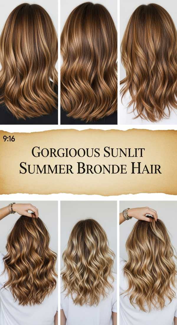 Gorgeous Sunlit Summer Bronde Hair 69f33cba06838