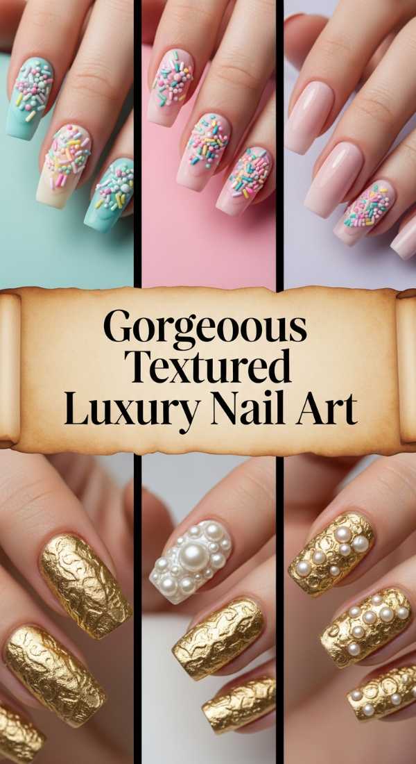 Gorgeous Textured Luxury Nail Art 69eb72612798c