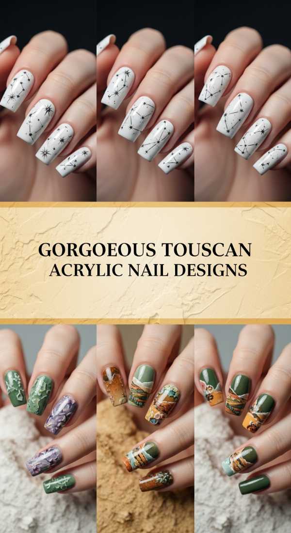 Gorgeous Tuscan Acrylic Nail Designs 69eba052d4238