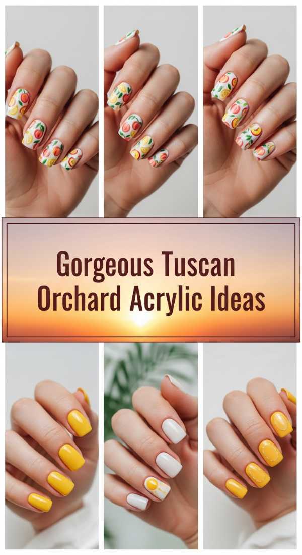 Gorgeous Tuscan Orchard Acrylic Ideas 69ecf88997ff7