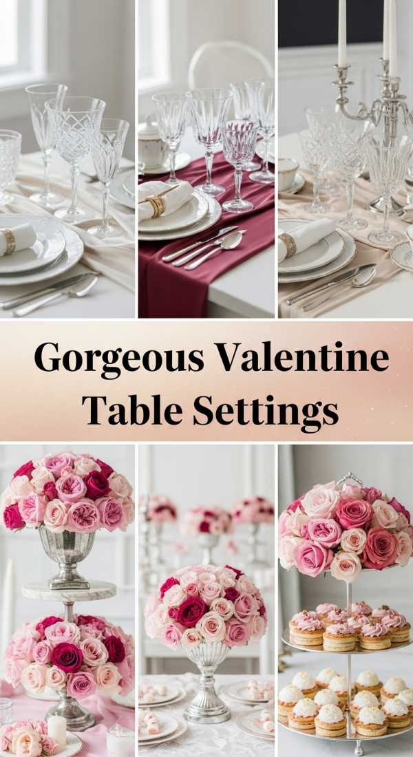 Gorgeous Valentine Table Settings 69e51e50ea2bf