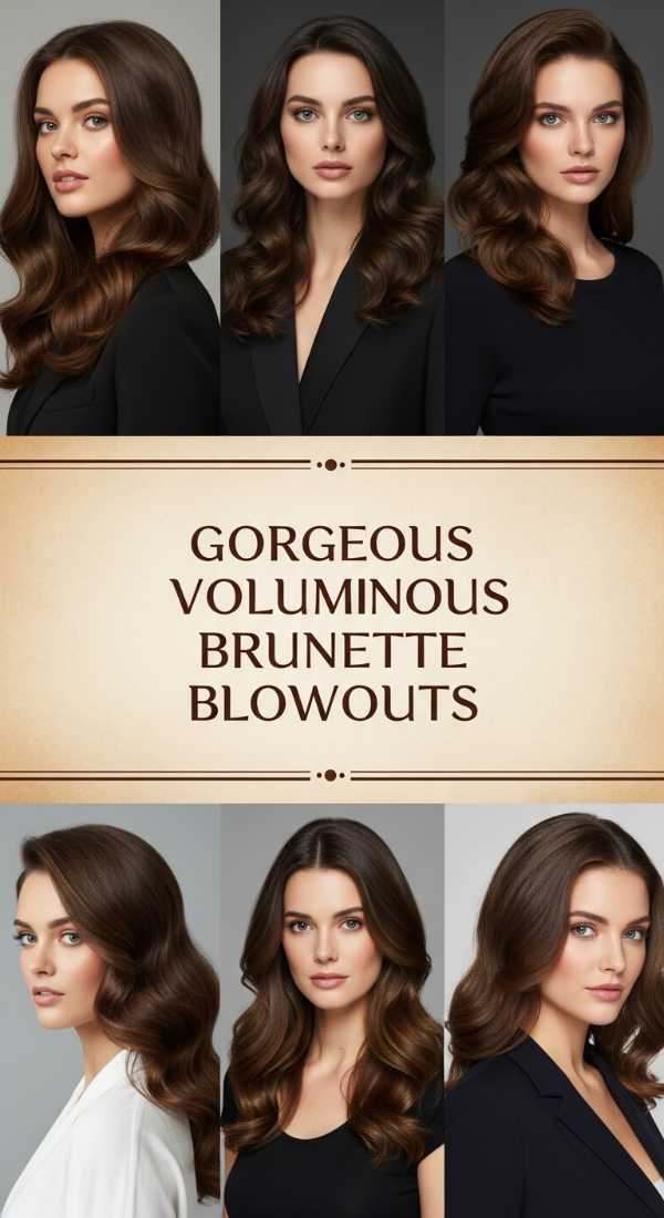 Gorgeous Voluminous Brunette Blowouts 69ee51c200e52