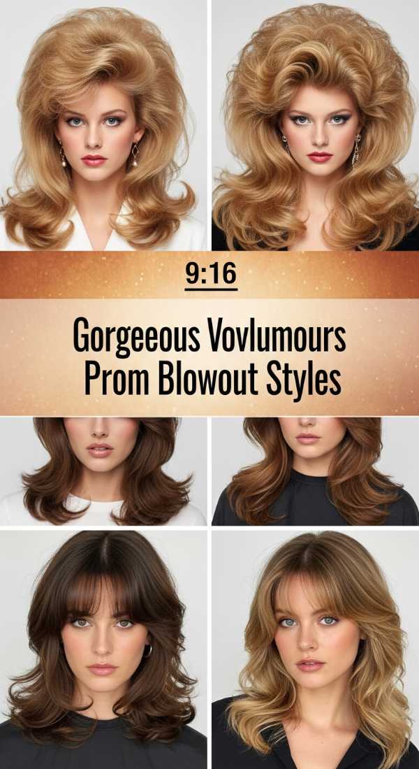 Gorgeous Voluminous Prom Blowout Styles 69f0e2f469322