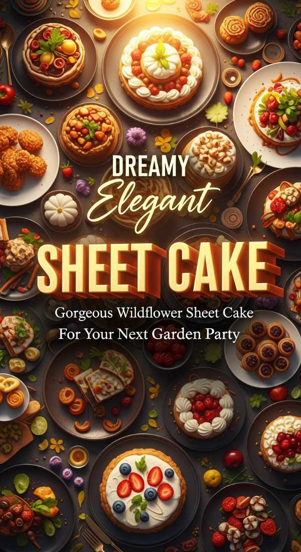 Gorgeous Wildflower Sheet Cake 69f20acd388f1