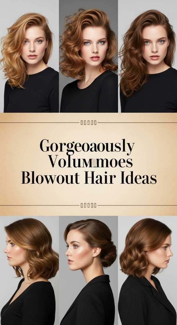 Gorgeously Voluminous Blowout Hair Ideas 69df3fccc2ced