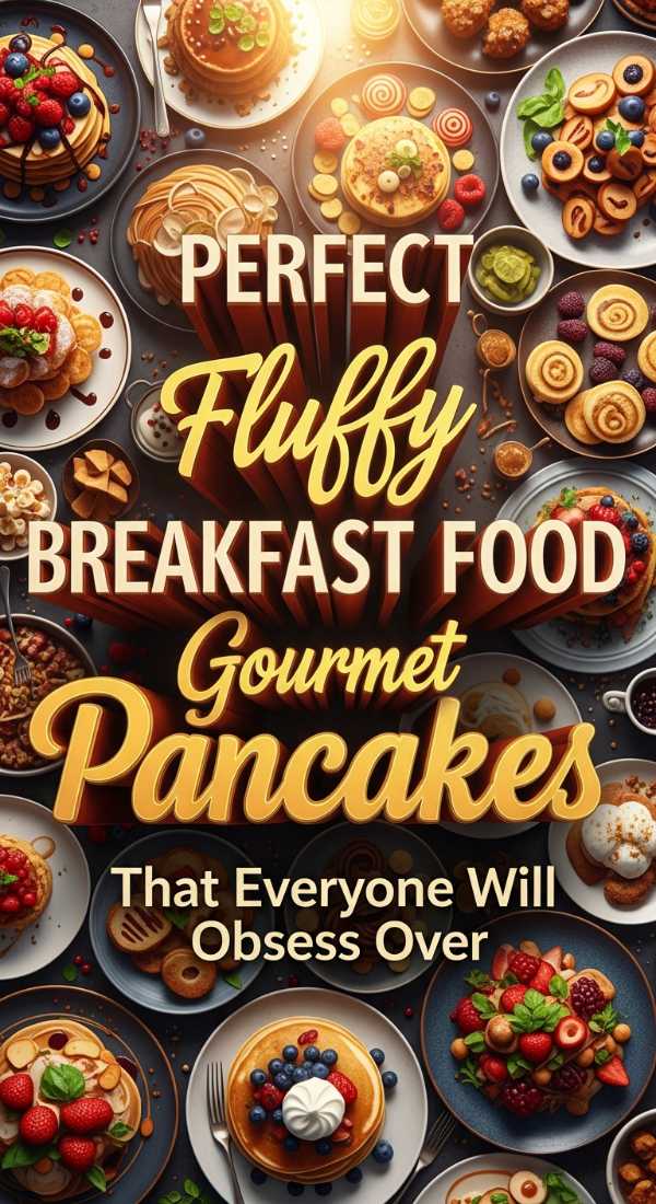 Gourmet Fluffy Pancake Breakfast Food Ideas 69e72487ddb5d