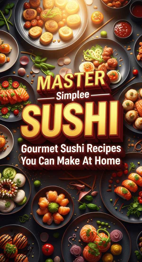 Gourmet Homemade Sushi Recipe Guide 69edb900c8500