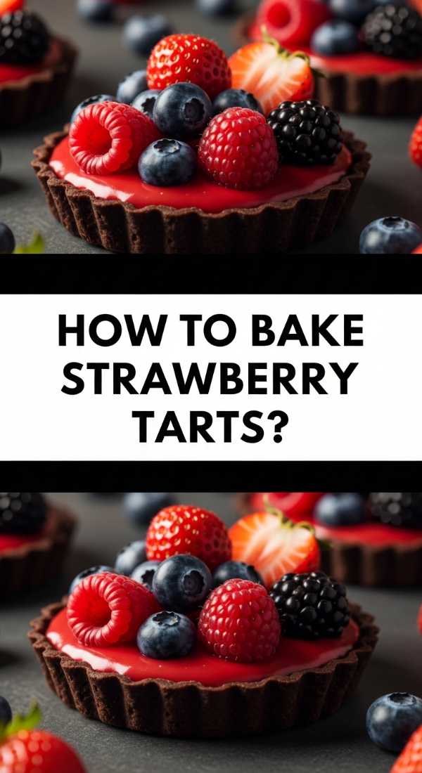 Gourmet Strawberry Chocolate Tart 69e71c9f6bf5c