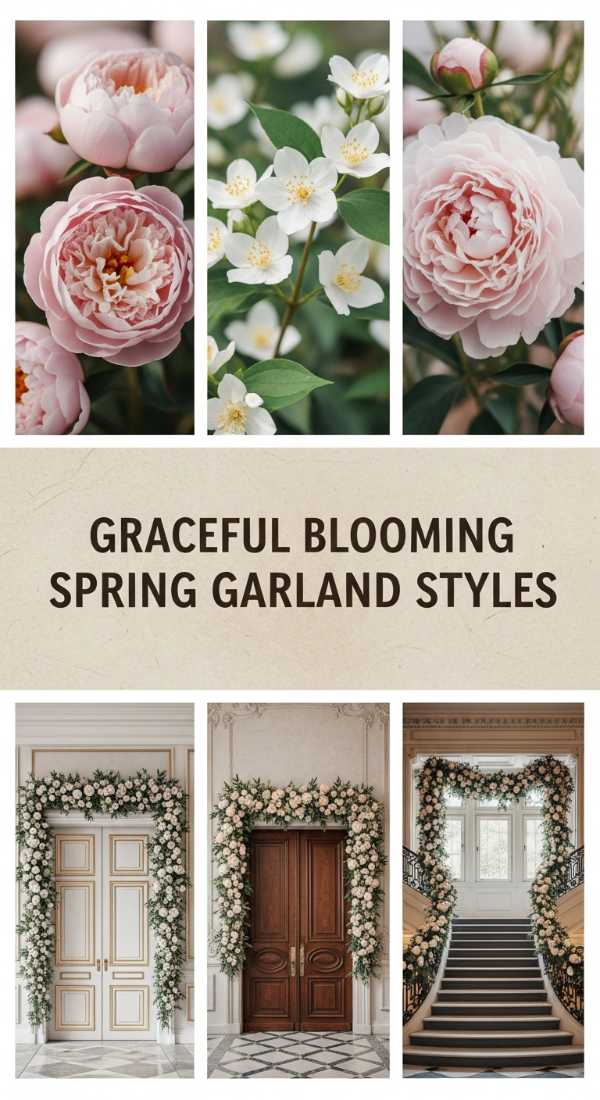 Graceful Blooming Spring Garland Styles 69df43e008be3