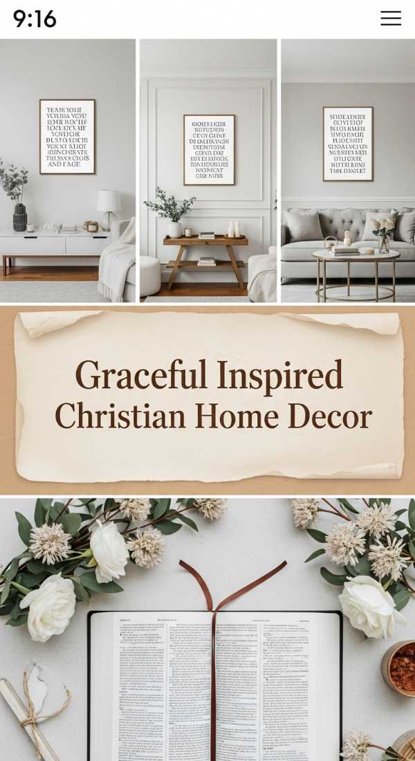 Graceful Inspired Christian Home Decor 69e9b0ffb70f4