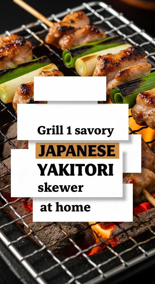 Grill 1 Savory Japanese Yakitori Skewer At Home 69e21f0603034