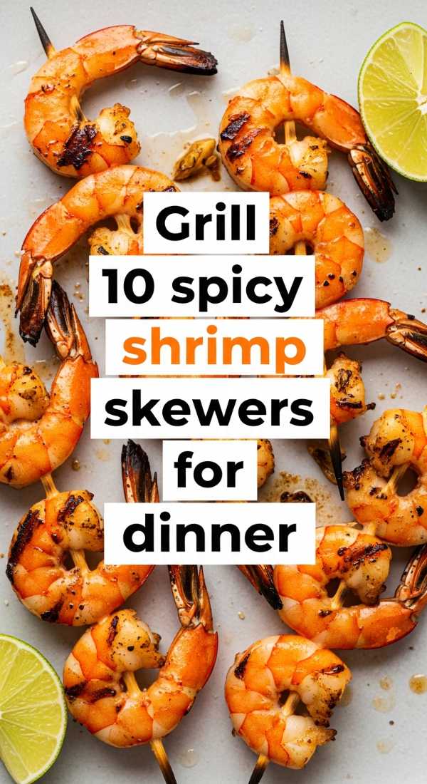 Grill 10 Spicy Shrimp Skewers For Dinner 69e9b6dd4c9fa