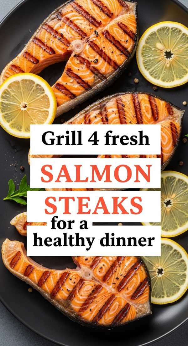 Grill 4 Fresh Salmon Steaks For A Healthy Dinner 69eb7fd356fd4