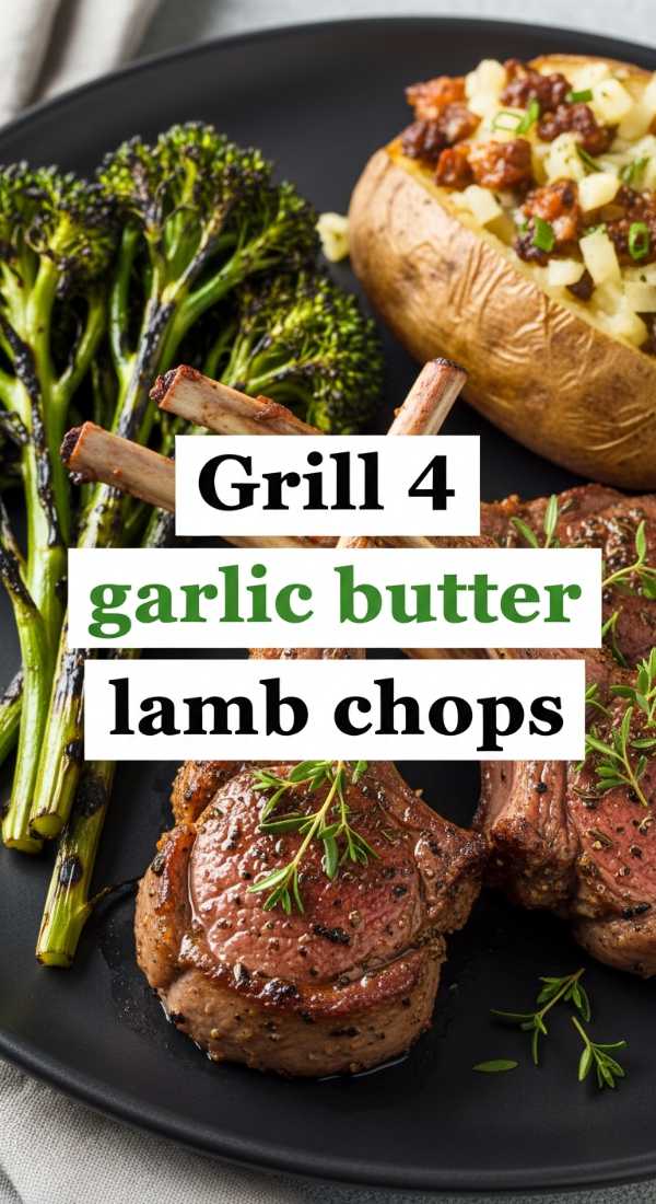 Grill 4 Garlic Butter Lamb Chops 69eb7e1c12e36