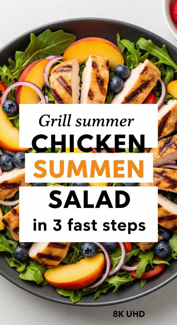 Grill Summer Chicken Salad In 3 Fast Steps 69e9b5580dfc7