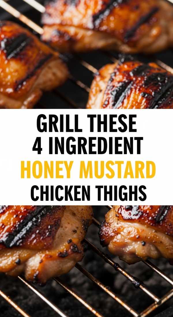 Grill These 4 Ingredient Honey Mustard Chicken Thighs 69ec6f1b30e7f