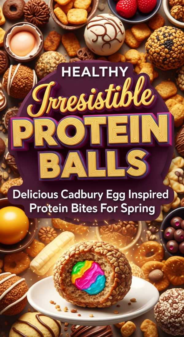 Guilt Free Cadbury Egg Inspired Protein Bliss Balls 69dfd9723dd7a