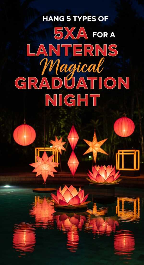 Hang 5 Types Of Lanterns For A Magical Graduation Night 69e9f7f90ef5e