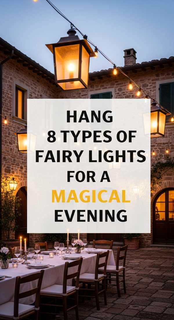 Hang 8 Types Of Fairy Lights For A Magical Evening 69efae49a31da