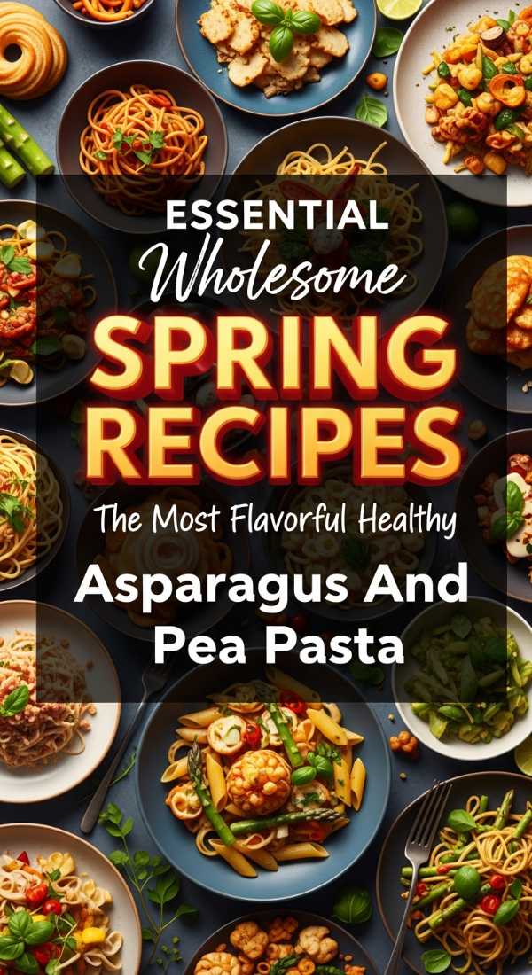 Healthy Asparagus And Pea Pasta Spring Recipes 69e5fe7861315