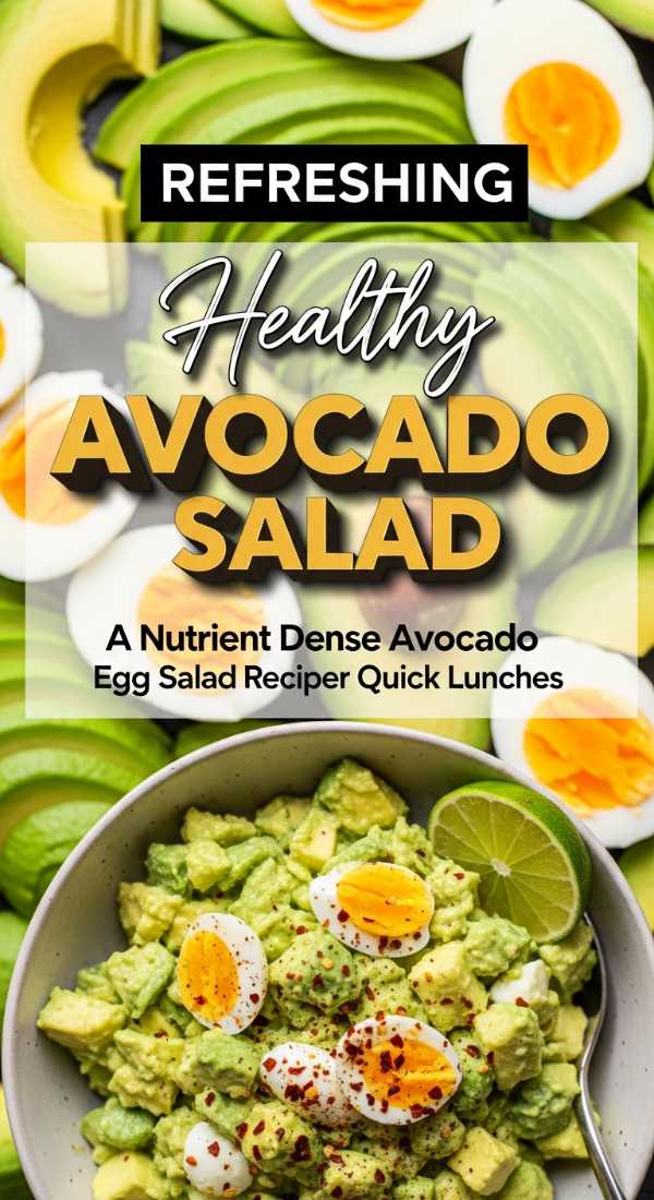 Healthy Avocado Egg Salad For Meal Prep