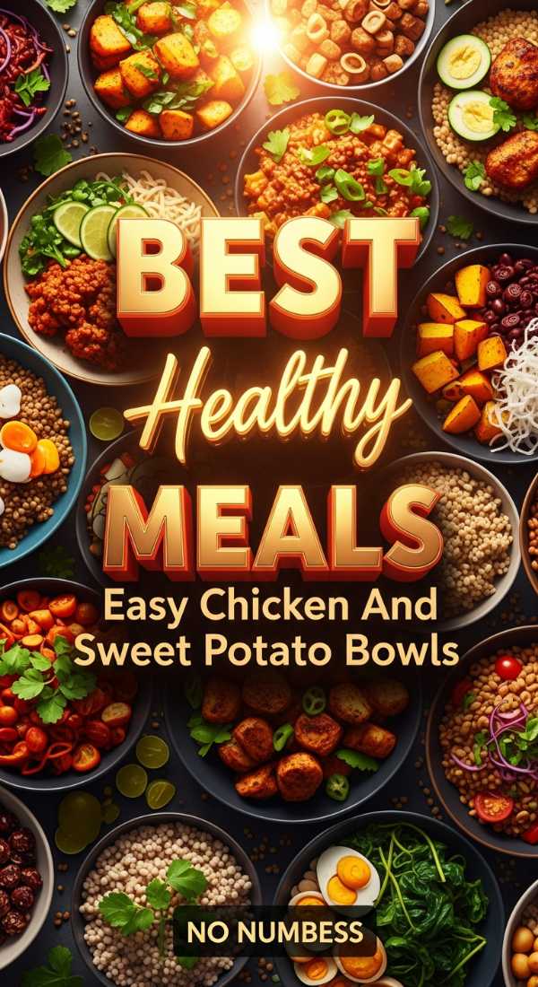 Healthy Chicken And Sweet Potato Bowls 69eb0f4707d09