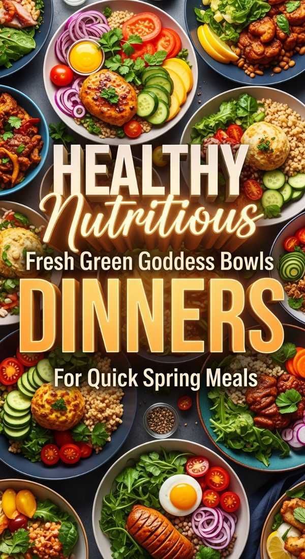 Healthy Nutritious Fresh Spring Dinner Bowls 69e5cb7659a44