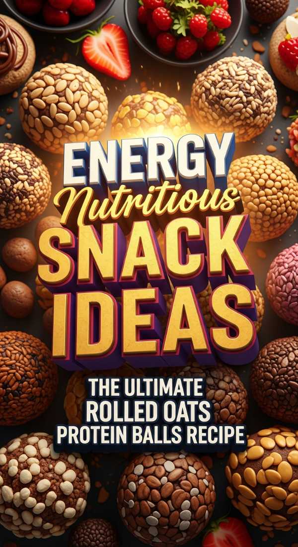 Healthy Rolled Oats Protein Balls For Quick Energy
