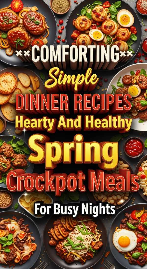 Healthy Spring Crockpot Meals for Busy Nights