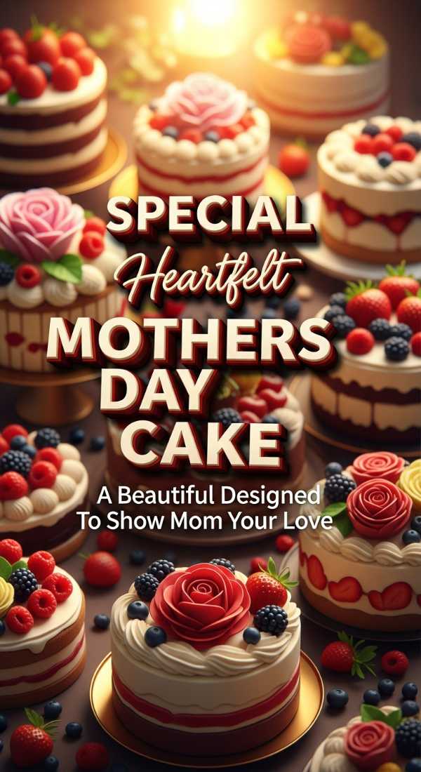 Heartfelt Mothers Day Cake 69dfd9716b894