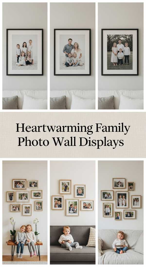 Heartwarming Family Photo Wall Displays 69df1fcfef866