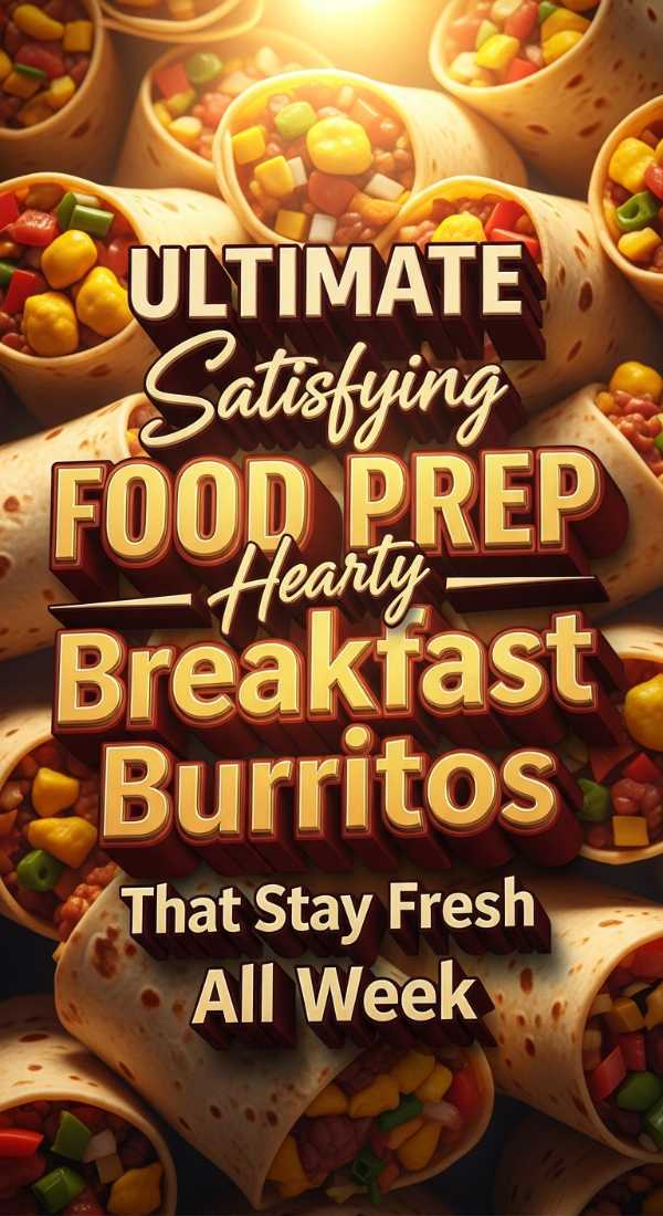 Hearty Breakfast Burritos For Easy Food Prep 69f062e3757ca