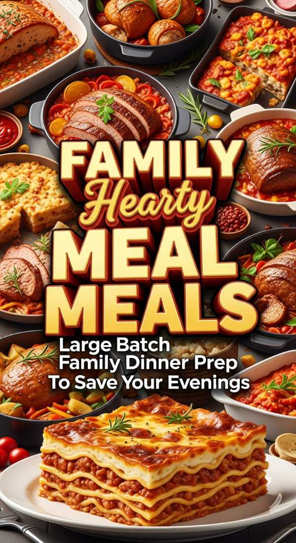 Hearty Family Dinner Meal Prep Strategy 69f05eabb8140