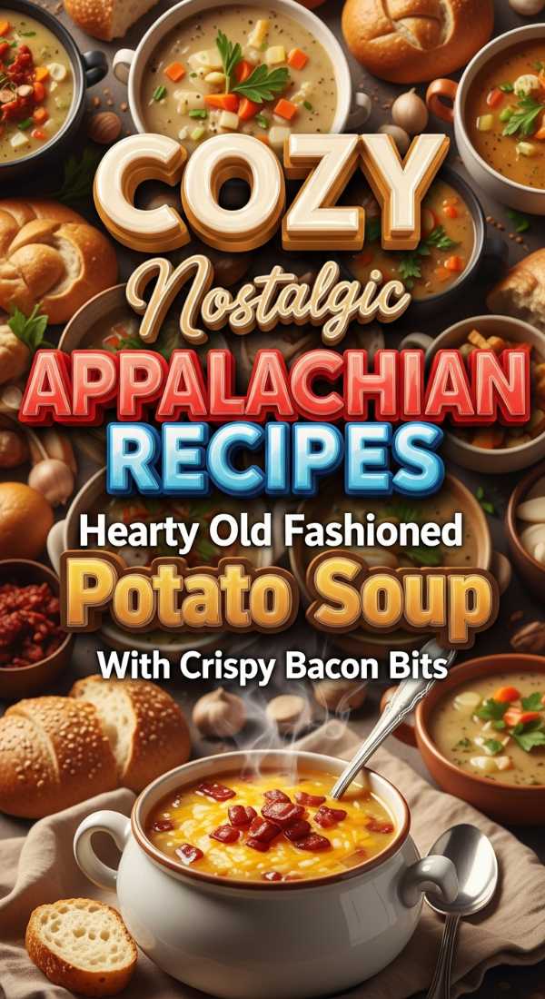 Hearty Old Fashioned Potato Soup With Crispy Bacon Bits 69ef01438ff1b