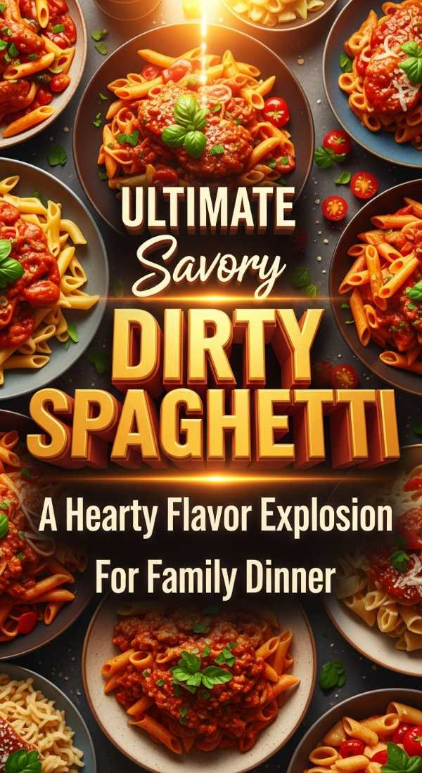 Hearty Savory Dirty Spaghetti Recipe 69eefe0670c2c
