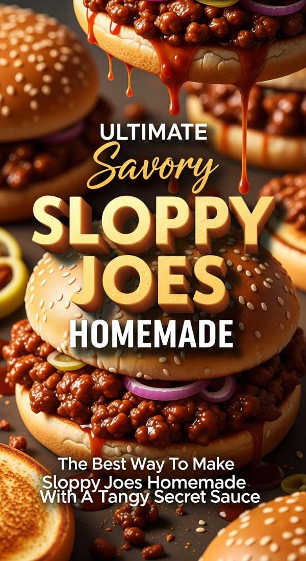 Hearty Sloppy Joes Homemade From Scratch Secret