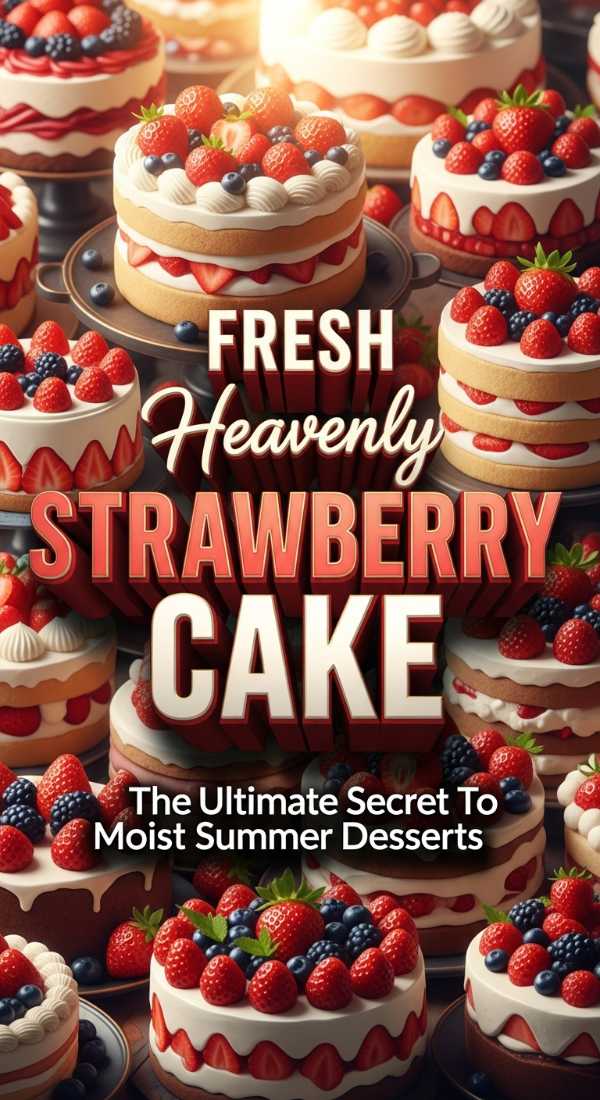 Heavenly Fresh Strawberry Cake Secret 69edb905e843d