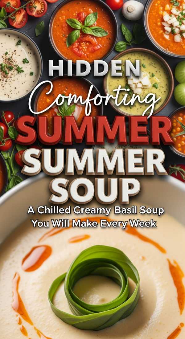 Hidden Comforting Chilled Creamy Tomato Basil Soup 69dde7bb501a6