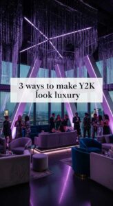 high end y2k party inspiration